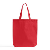 Blank Cotton Tote Bag with Gusset - Red