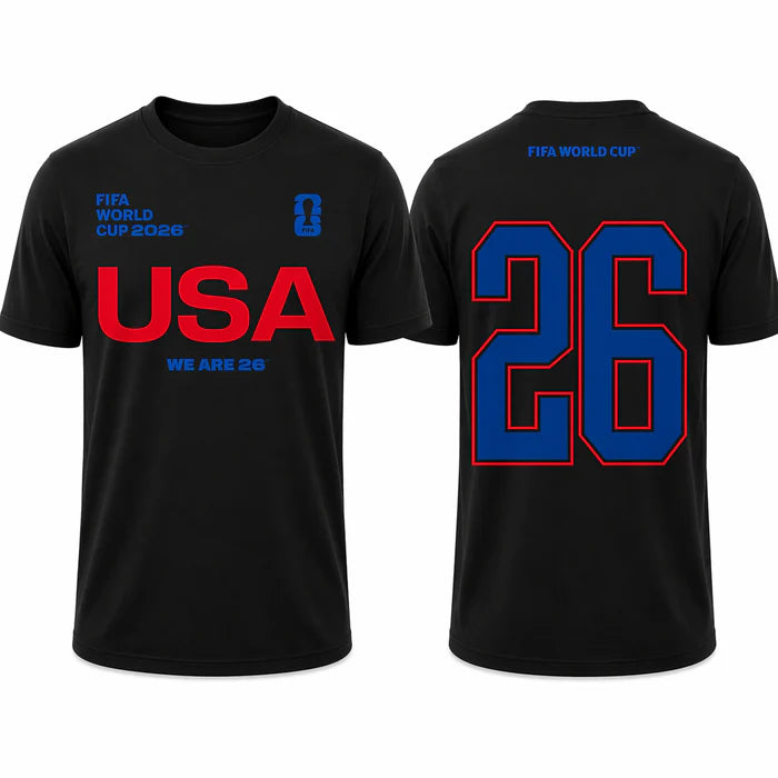 FIFA World Cup 2026 USA Shirt – "We Are 26" Team USA T-Shirt