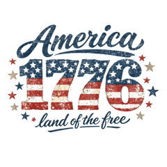 USA Freedom DTF Transfer | 4th of July 250 Years of Freedom 1776-2026 | Patriotic American Flag Shirt Design | Ready To Press- 250-T19