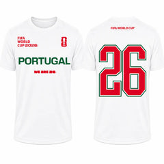 FIFA World Cup 2026 Portugal Shirt – Official "We Are 26" Team Portugal T-Shirt