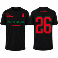 FIFA World Cup 2026 Portugal Shirt – Official "We Are 26" Team Portugal T-Shirt