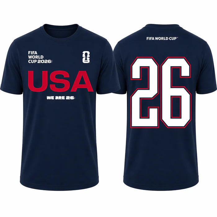 FIFA World Cup 2026 USA Shirt – "We Are 26" Team USA T-Shirt