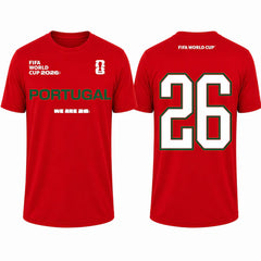 FIFA World Cup 2026 Portugal Shirt – Official "We Are 26" Team Portugal T-Shirt