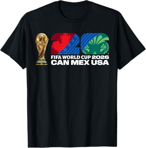 FIFA World CUP26 FIFA Host Country Trophy Color T-Shirt