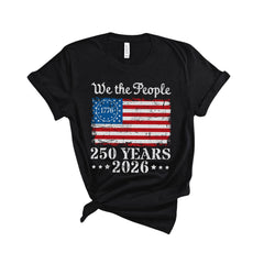 1776 American Flag DTF Transfer | 4th of July Patriotic Design | Ready to Press Heat Transfer for T-Shirts  -250-T2