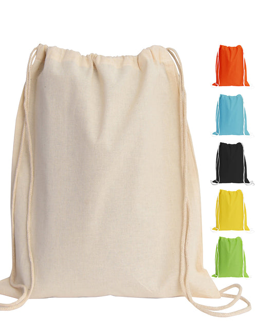 Economical Cotton Drawstring Bag / Cinch Pack