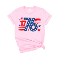 DTF Transfer 1776 Design | 4th of July Ready to Press | Custom Heat Transfer for T-Shirts
