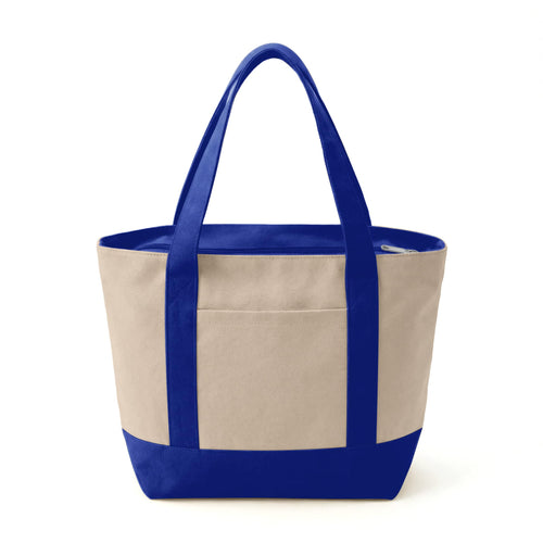 Mini Canvas Zipper Tote Bag