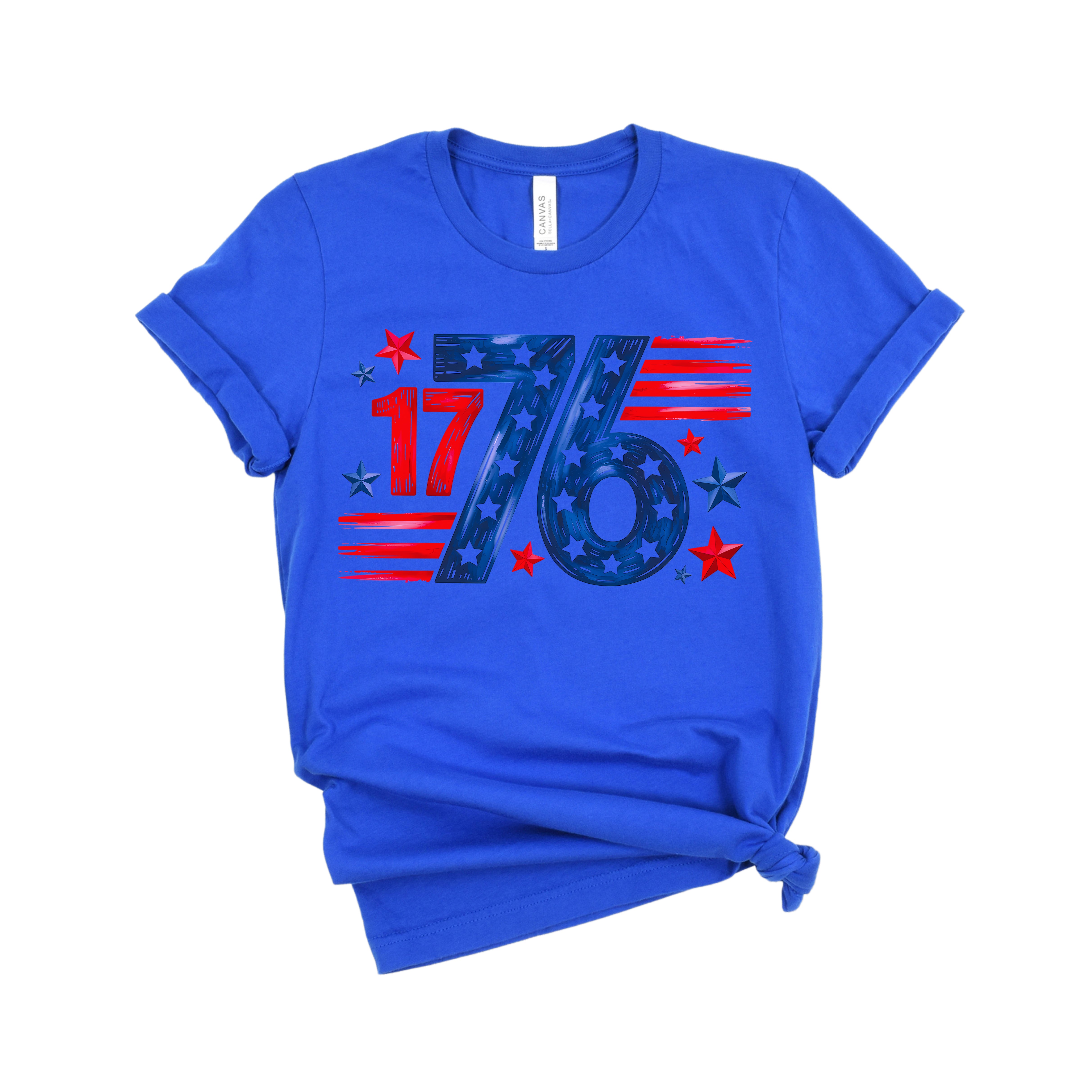 DTF Transfer 1776 Design | 4th of July Ready to Press | Custom Heat Transfer for T-Shirts