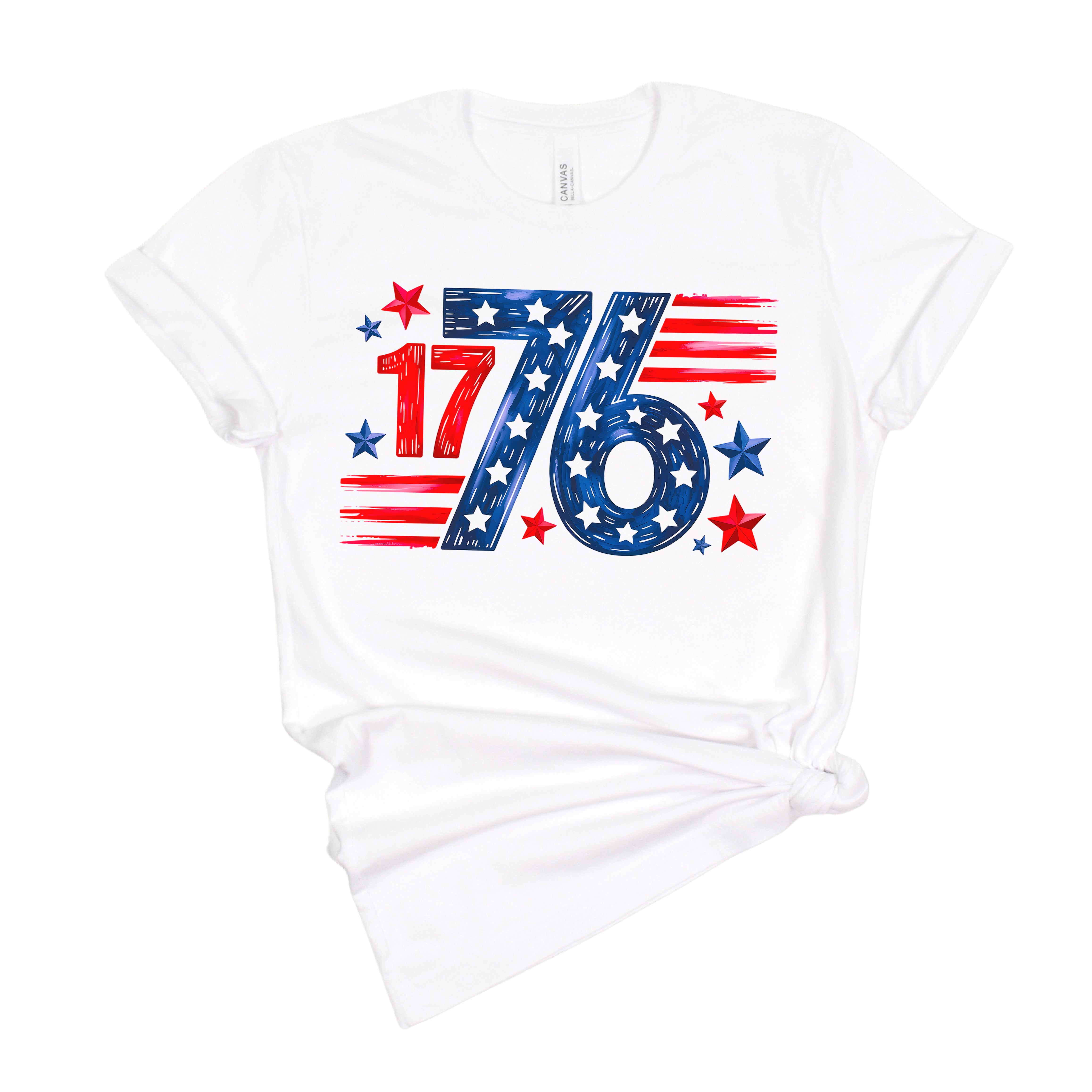 DTF Transfer 1776 Design | 4th of July Ready to Press | Custom Heat Transfer for T-Shirts