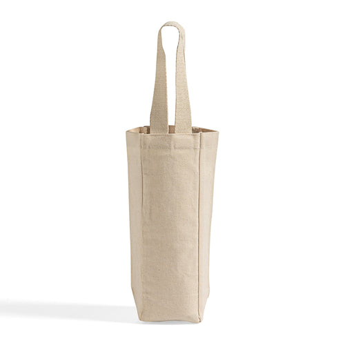 Canvas Single Wine Tote Bag