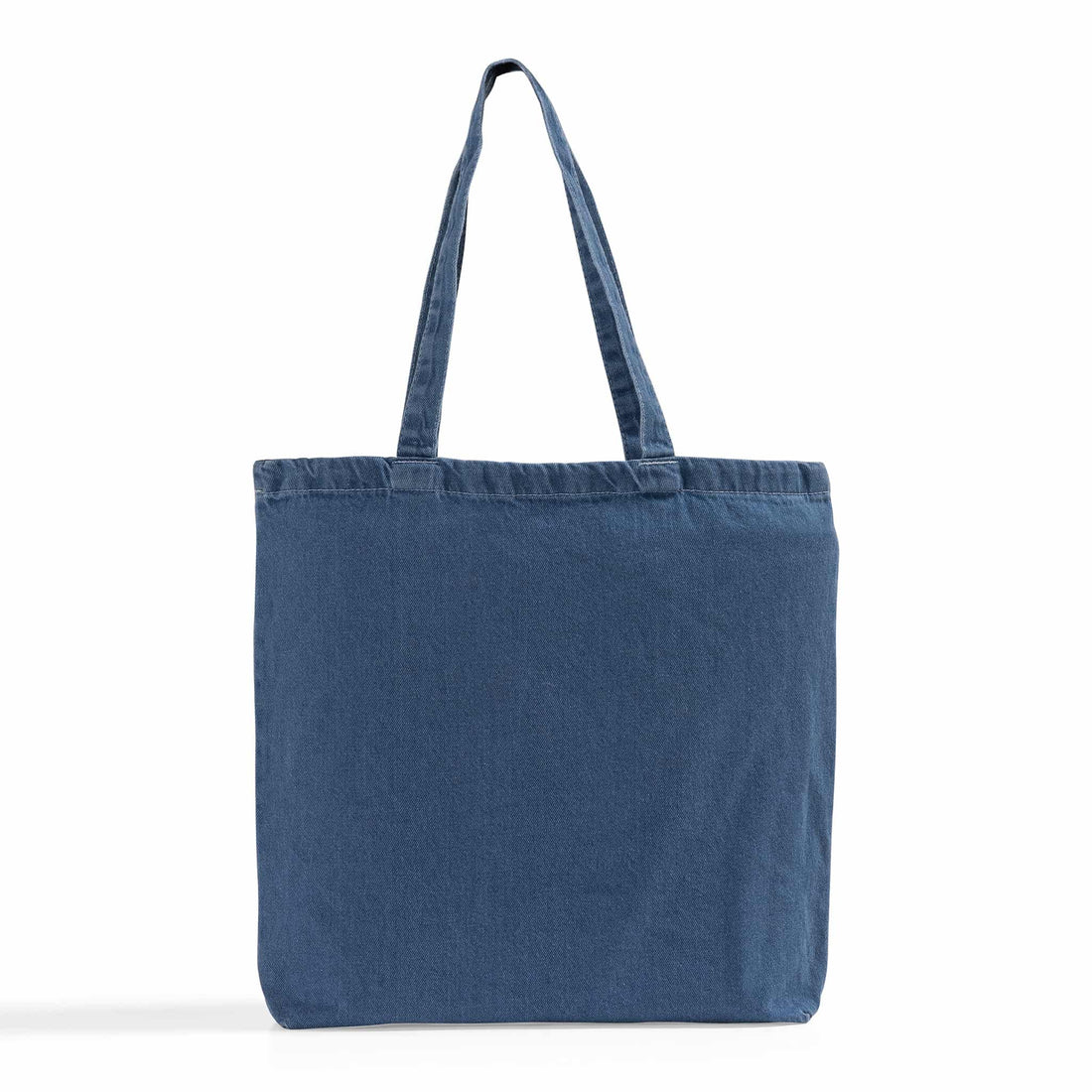 Denim Convention Tote Bag with Long Handles